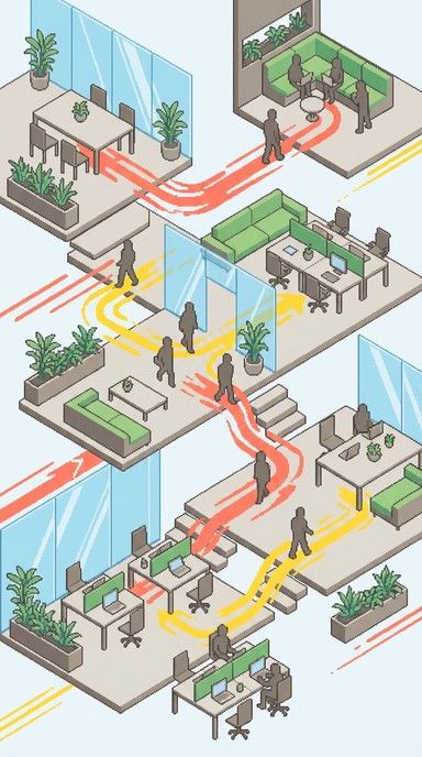 Free Dynamic Office Flow Image - Isometric, Office, Workspace ...