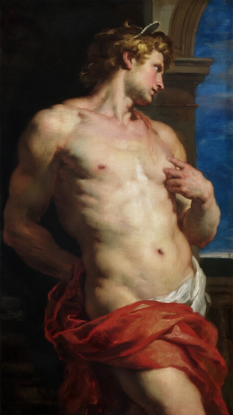 Red Renaissance Painitng Free Crimson Grace Portrait Image - Portrait, Classical, Renaissance ...
