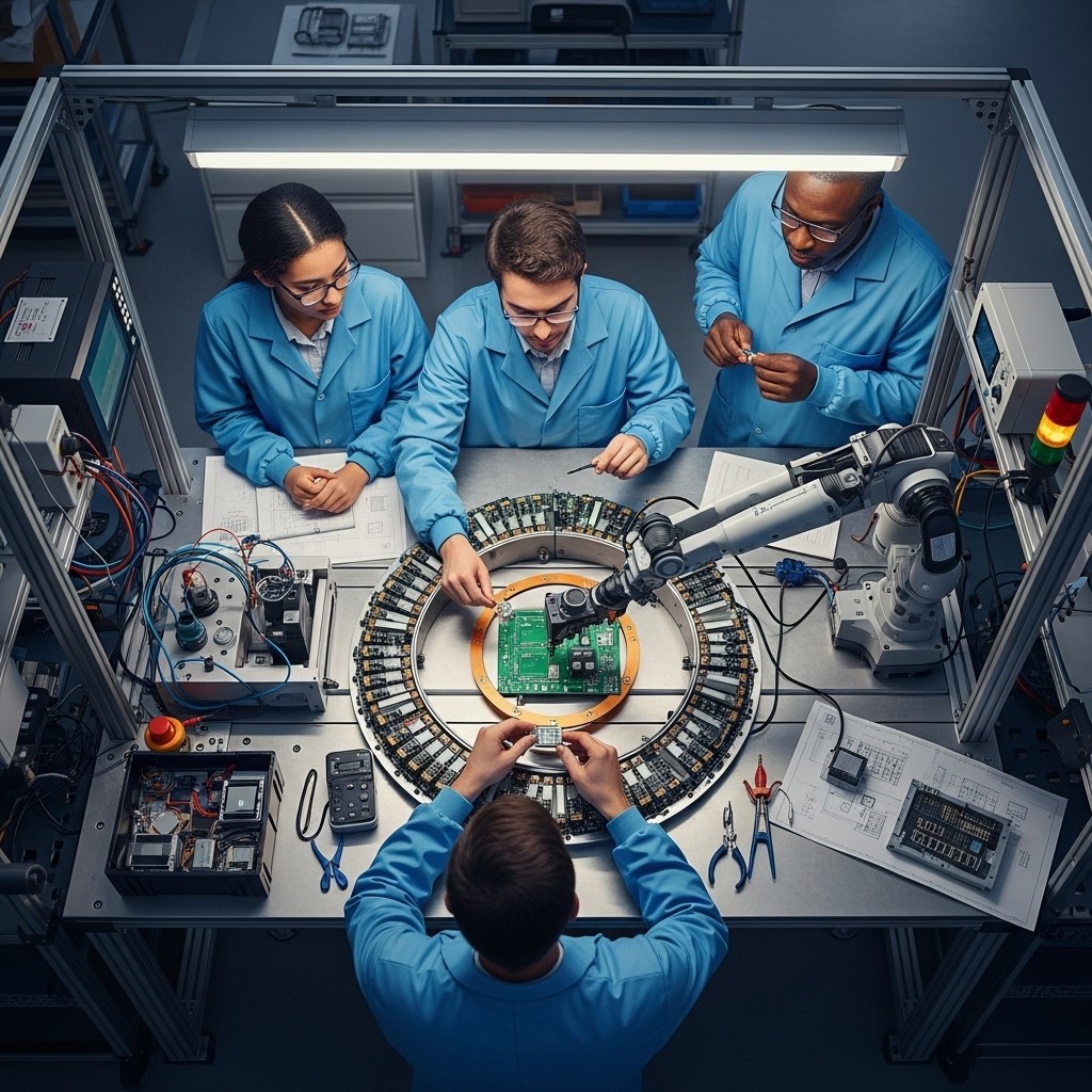 Free Precision Electronics Teamwork Photo Engineering Electronics