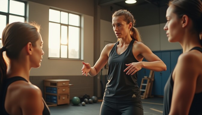 Free Coach In Action Image - Fitness, Coach, Gym | Download at StockCake