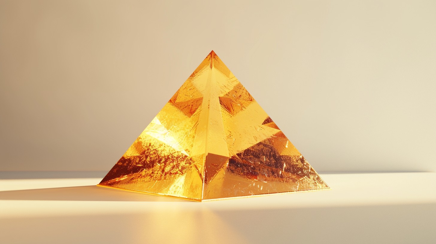 Free Golden pyramid object Image - Golden, Pyramid, Object | Download ...