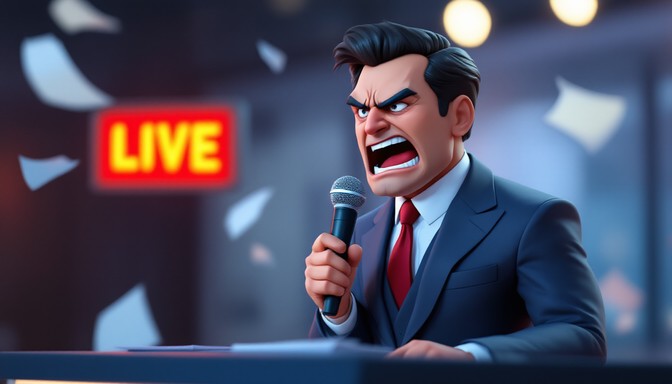 Free Newsroom Broadcast Scene Image - Presenter, News, Studio ...
