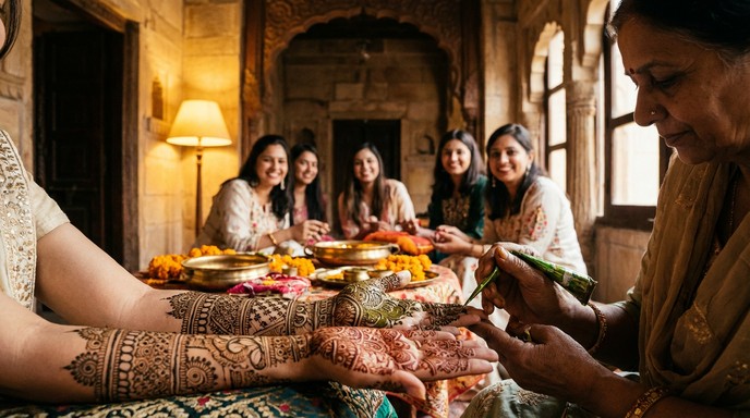 Mehendi Rituals Photo Traditional Free Traditional Mehendi Art Image - Mehendi, Henna, Ceremony ...