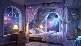 Free Enchanted Bedroom Dreams Image - Bedroom, Enchanted, Magical ...