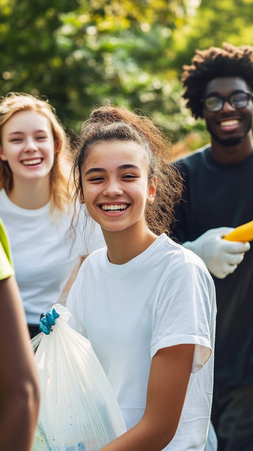 Free Community Cleanup Joy Image - Volunteering, Community, Cleanup ...