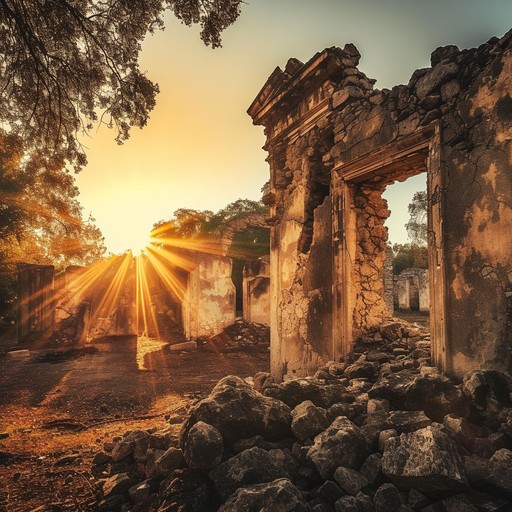 Free Ruins at Sunset Image - Sunset, Ruins, History | Download at StockCake