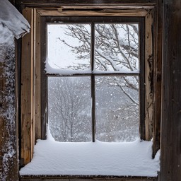 Window View Snowfall Free Snowy window view Image - Winter, Snow, Window | Download at StockCake