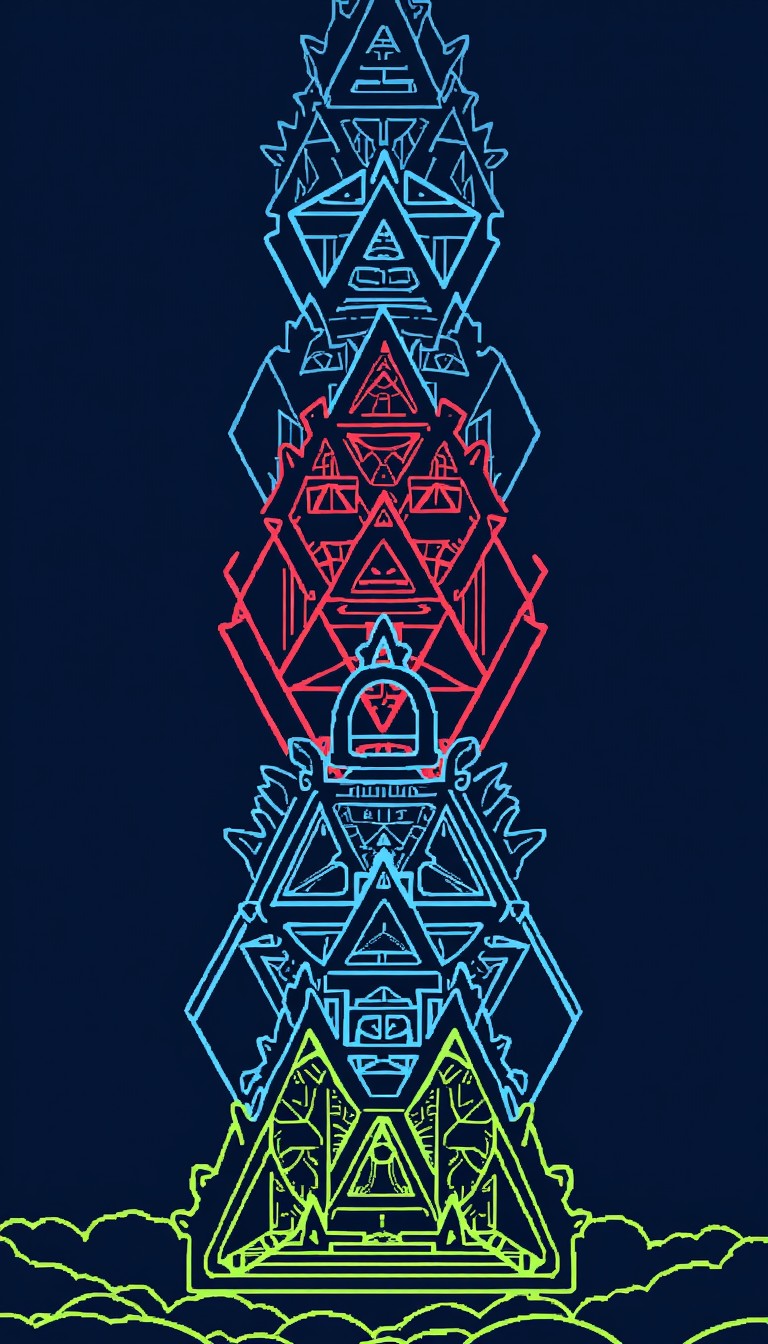 Free Neon Pixel Ecosystem Image - Geometric, Pixel, Neon | Download at ...