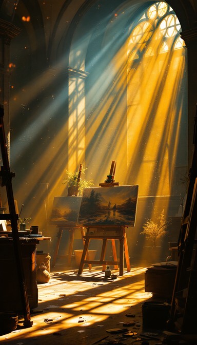 Free Sacred Artist's Light Image - Studio, Sunbeams, Baroque | Download ...