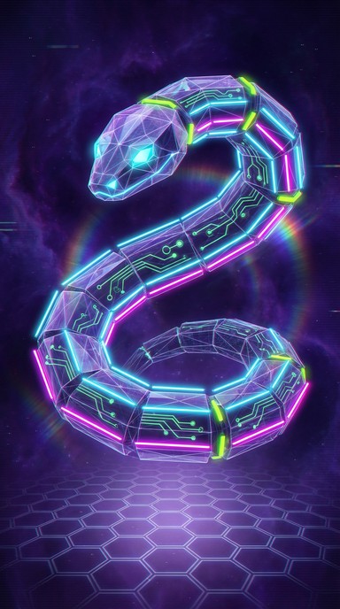 Free Cyberpunk Neon Snake Image - Cyberpunk, Neon, Snake | Download at ...