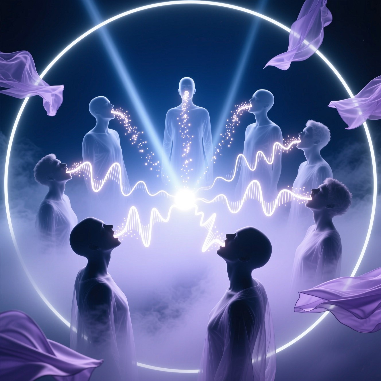 Free Voices Become Light Photo - Ethereal, Voices, Silhouettes ...