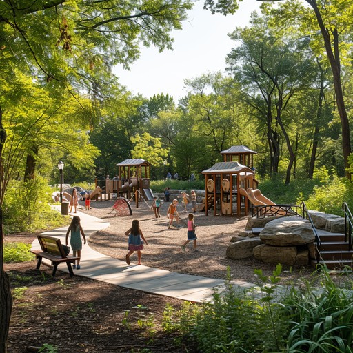 Local Playground Free Playground Morning Calm Image | Download at StockCake