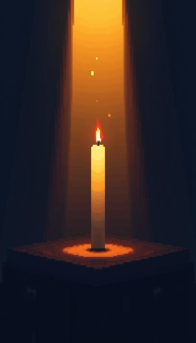 Free Solitary Candle Glow Image | Download at StockCake