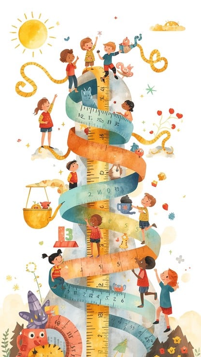 Free Magical Measurement Mountain Photo Children Measurement