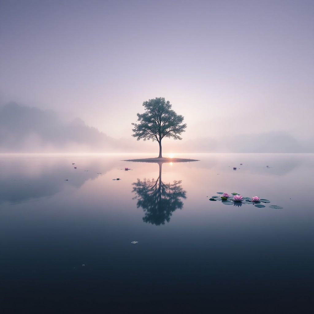 Tree Reflection Background Free Solitary Tree Reflects Image - Reflection, Tree, Lake | Download ...