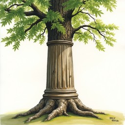 Tree Style Columns Free Tree Column Fusion Image - Tree, Column, Architecture | Download ...