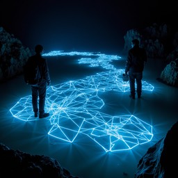 Free Luminous Network Path Image - Luminescent, Network, Pathway ...