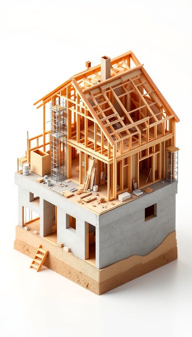 Free House Construction Cutaway Image - Construction, House, Building ...