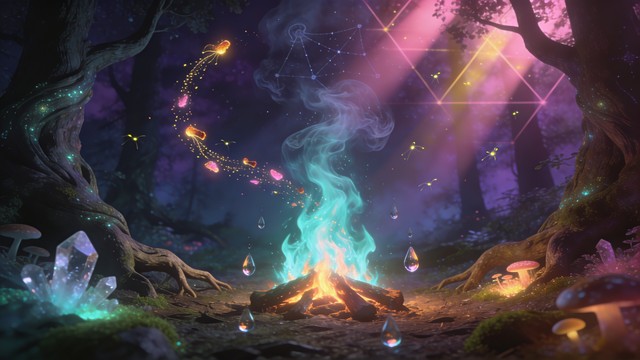Magic Forest Fire Free Mystical Forest Fire Image - Fantasy, Magical, Mystical | Download ...