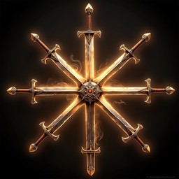 Free Radiant Sword Wheel Image - Swords, Radial, Starburst | Download ...