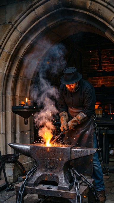 Free Blacksmith At Work Image - Blacksmith, Forge, Craftsman | Download ...