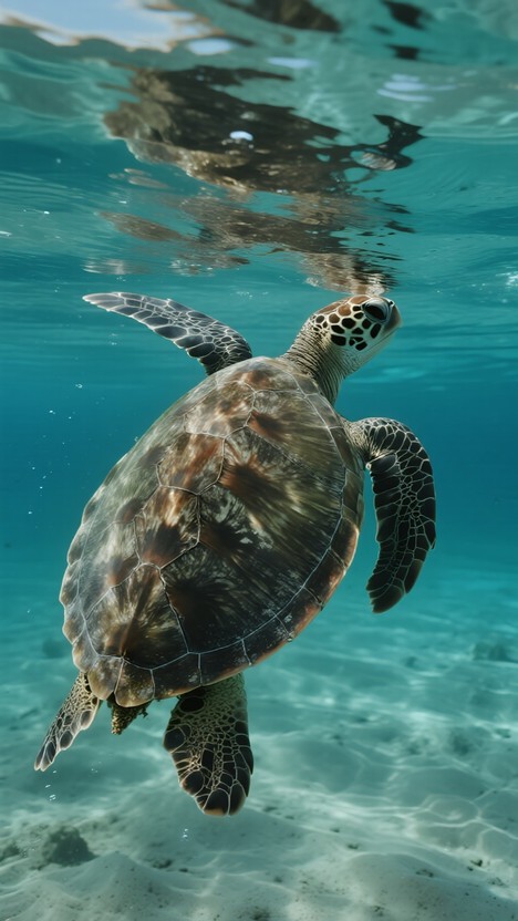 Free Ancient Turtle Rising Image - Turtle, Underwater, Vintage ...