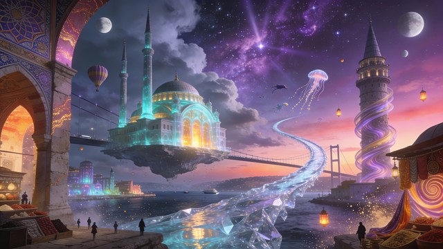 Free Cosmic Istanbul Dreams Image - Istanbul, Fantasy, Surreal ...