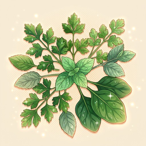 Free Fresh Herbs Illustration Image - Anime, Manga, Illustration ...