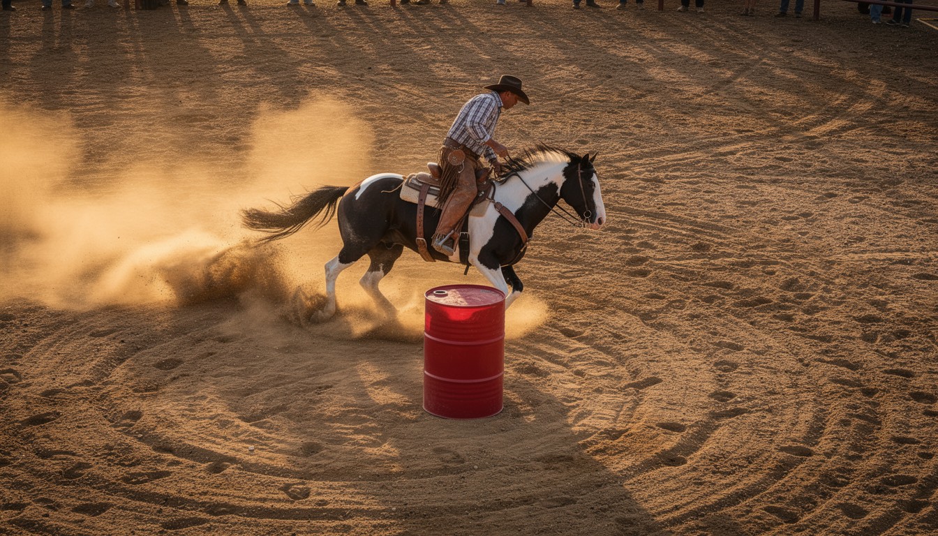 Free Barrel Racing Action Image - Rodeo, Cowboy, Horse | Download at ...