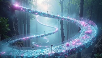 Free Enchanted Crystal Pathway Image - Crystal, Spiral, Pathway ...