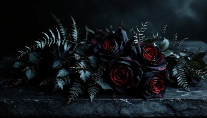 Free Gothic Black Roses Image - Gothic, Roses, Black | Download at ...