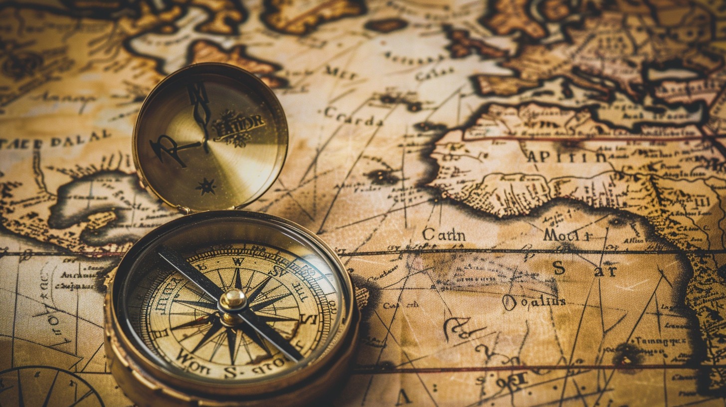 Free Vintage Compass Navigation Image - Vintage, Compass, Map ...