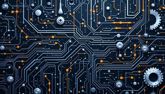 Technical Pattern Circuit Free Circuits Meet Gears Image - Circuit, Gear, Technology | Download ...