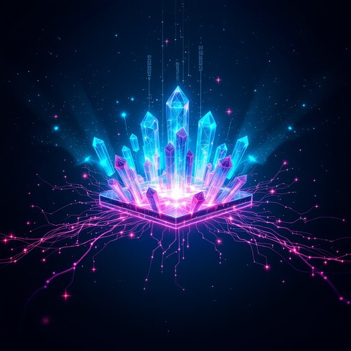 Crystal Network Patterns Free Crystal Network Blooms Image - Crystal, Digital, Ethereal ...