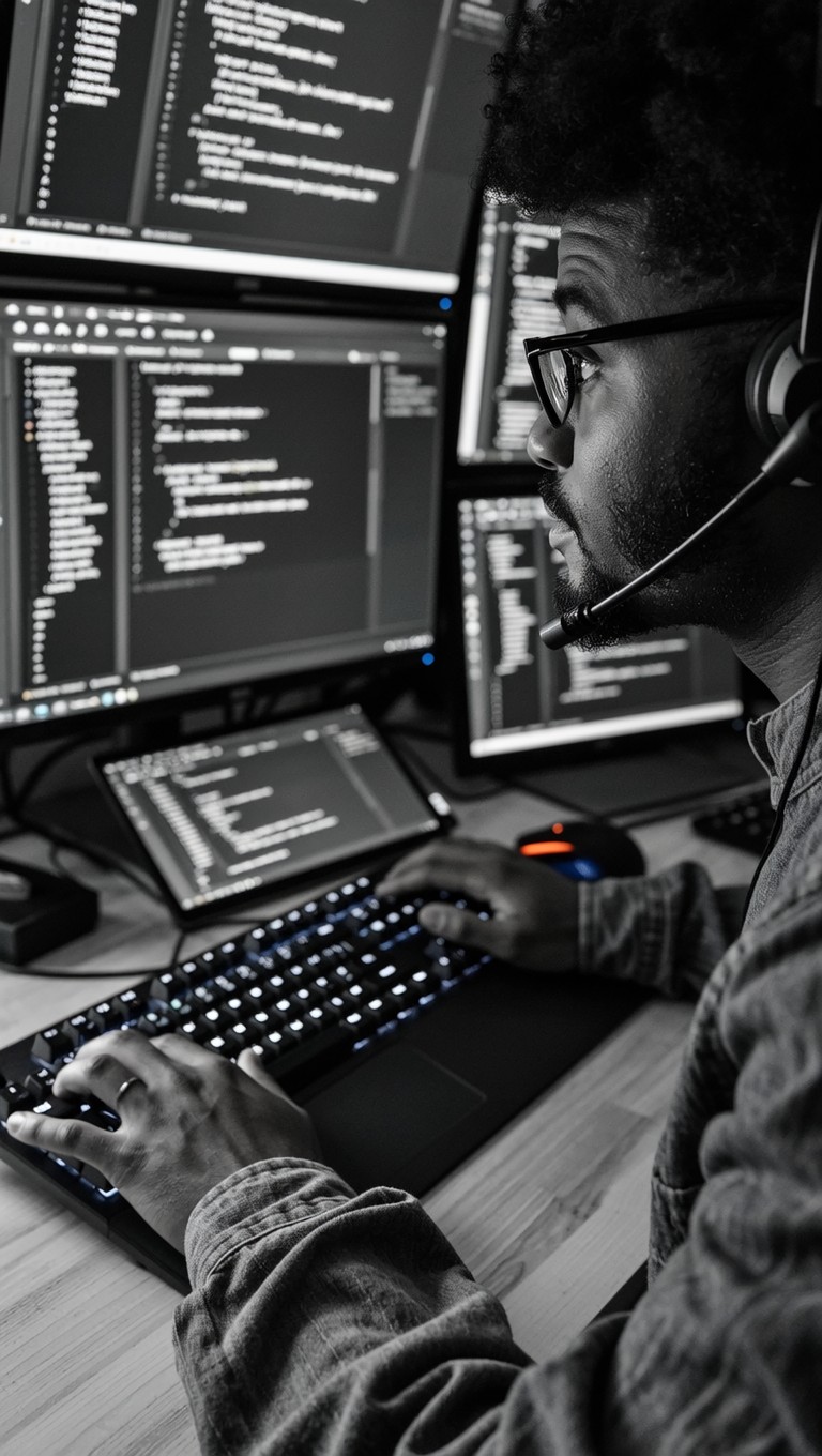 Free Coding Through Night Image - Programmer, Coding, Developer ...
