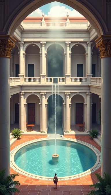 Free Classical Atrium Pool Image | Download at StockCake