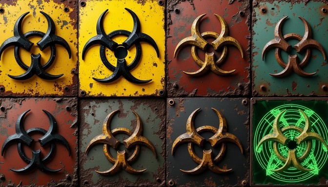 Free Biohazard Warning Symbol Image - Biohazard, Warning, Symbol ...