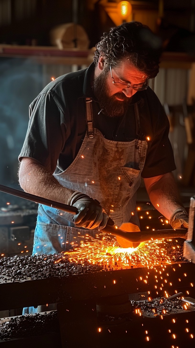 Free Smith Forging Metal Image - Blacksmith, Forging, Metalwork ...