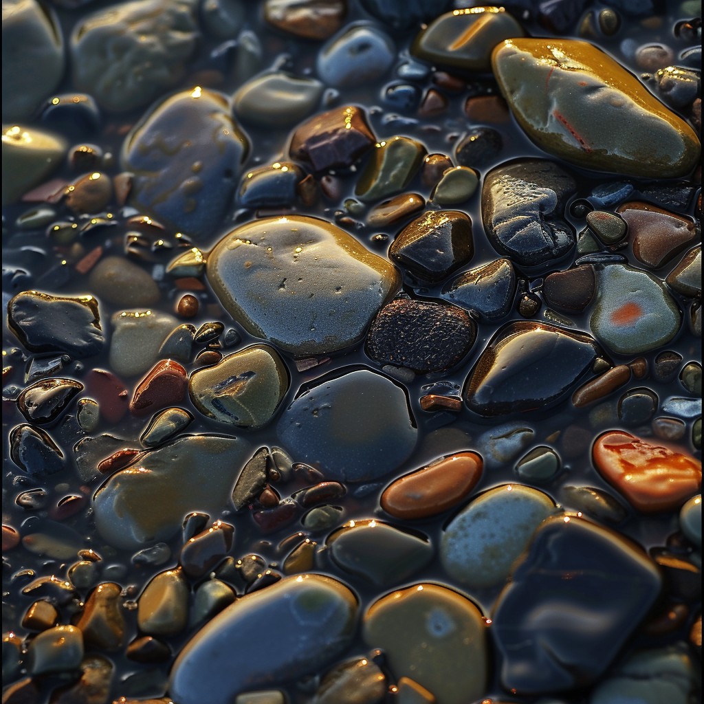 Free Wet Pebble Mosaic Image - Pebbles, Wet, Sunlight | Download at ...