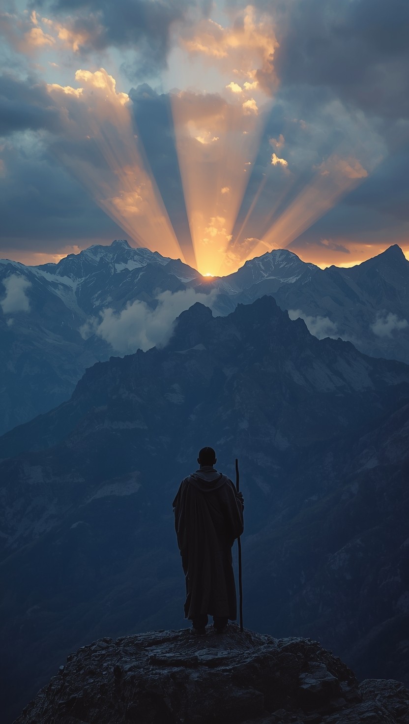 Prophrt Images Free Prophet Seeks Enlightenment Photo - Prophet, Mountain, Silhouette ...