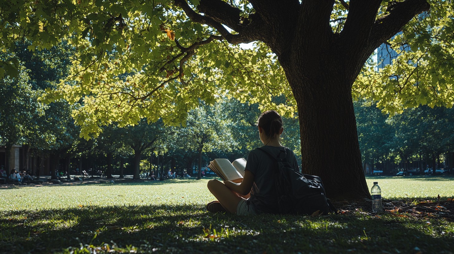 Under Tree Refrence Free Reading under tree Image - Reading, Tree, Park | Download at StockCake