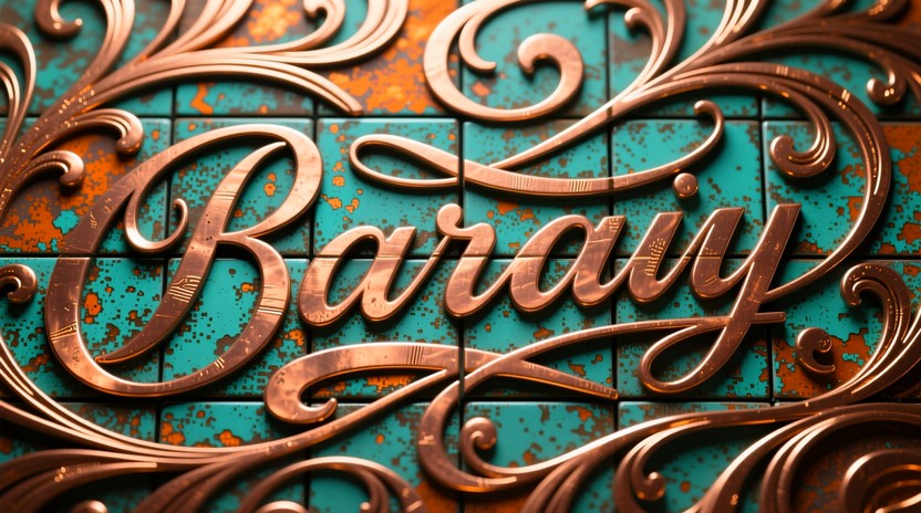 Free Elegant Copper Lettering Image - Copper, Script, Typography ...