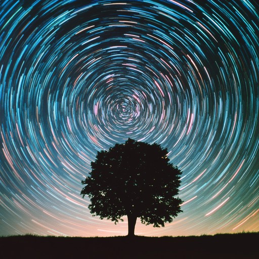 Starry Vortex Free Starry Night Swirl Image - Stars, Tree, Night | Download at StockCake