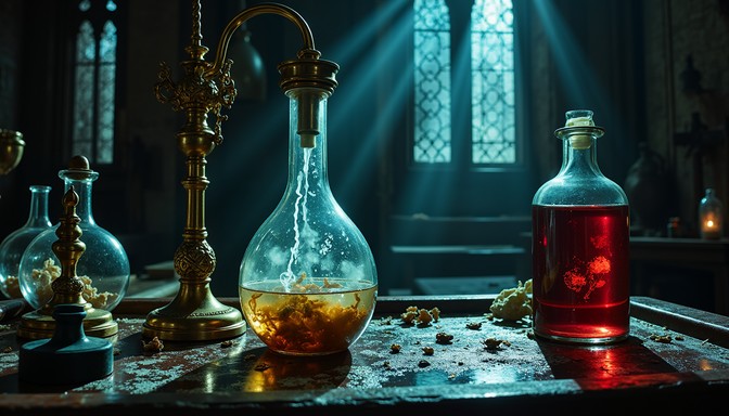 Free Crimson Alchemist Vessels Image - Gothic, Alchemy, Jars | Download ...