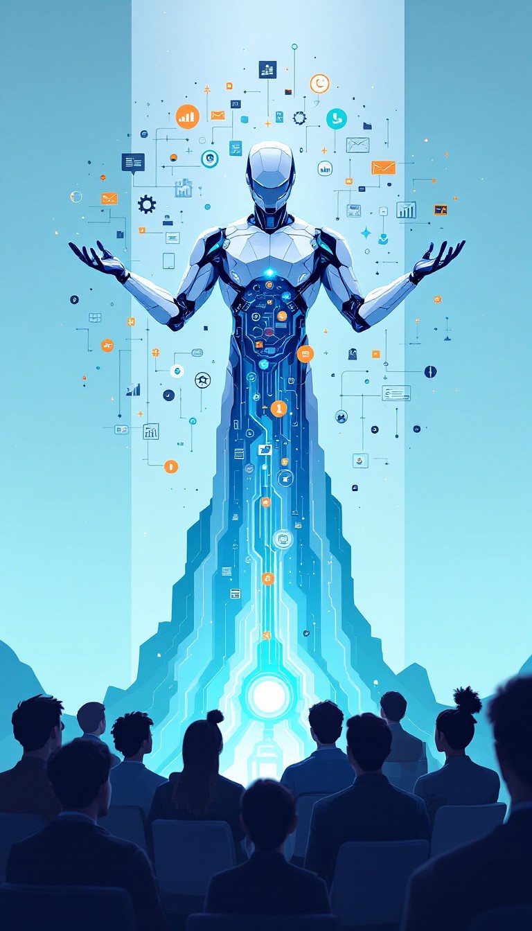 Knowledge Futuristic Free Digital Knowledge Cascade Image - Futuristic, Robot, Education ...