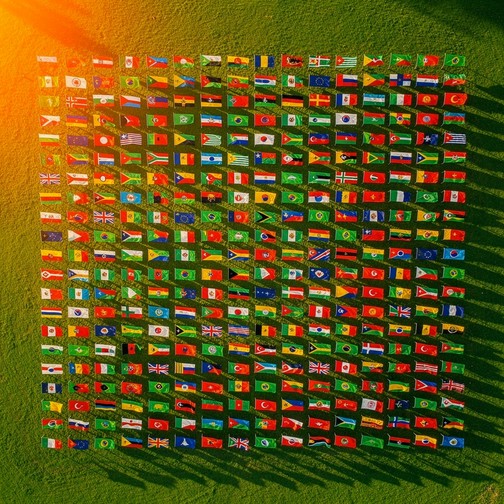Free Aerial Flag Pattern Image - Aerial, Flags, Pattern | Download at ...