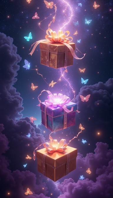 Mythic Present Free Magical Present Ascension Image - Gifts, Cosmic, Magical ...
