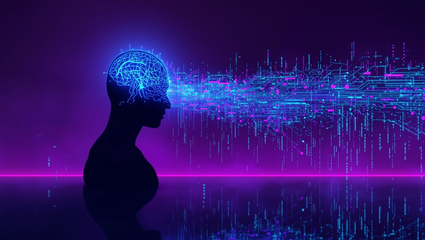 Free Digital Mind Illuminated Photo - Cyberpunk, Neural, Silhouette ...