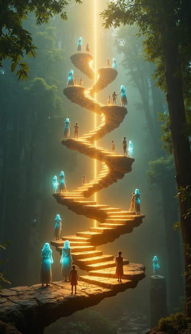 Free Mystical Spiral Staircase Image - Spiral, Staircase, Magical ...