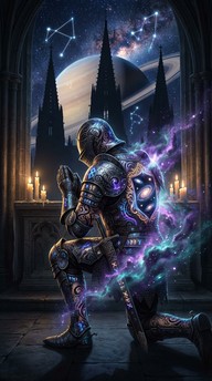 Free Cosmic Knight Prays Image - Knight, Cosmic, Medieval | Download at ...